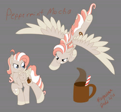 Size: 2361x2179 | Tagged: safe, artist:floofyfoxcomics, oc, oc only, oc:peppermint mocha (pegasusjedi), reference sheet, solo