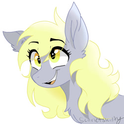 Size: 1024x1024 | Tagged: safe, artist:scarletskitty12, derpy hooves, pegasus, pony, female, mare, solo