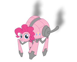 Size: 536x432 | Tagged: artist needed, safe, pinkie pie, earth pony, pony, command and conquer, crisis drone, crossover, red alert 3, red alert 3: paradox, solo, wat