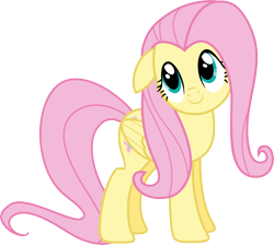 Size: 8000x7157 | Tagged: safe, artist:pilot231, fluttershy, pegasus, pony, filli vanilli, absurd resolution, cute, floppy ears, shyabetes, simple background, solo, transparent background, vector