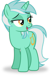 Size: 4765x6992 | Tagged: safe, artist:8-notes, lyra heartstrings, slice of life (episode), .svg available, absurd resolution, background pony, bedroom eyes, open mouth, ponyscape, simple background, solo, transparent background, vector