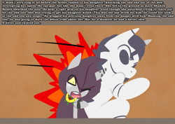 Size: 1280x907 | Tagged: safe, artist:somescrub, oc, oc only, oc:saltine, anthro, zebra, ask nudist sweetie belle, cloak, clothes, explicit source, tale of the witch, tumblr