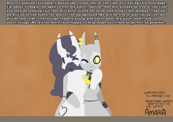 Size: 1280x907 | Tagged: safe, artist:somescrub, oc, oc only, oc:amara, oc:saltine, anthro, zebra, ask nudist sweetie belle, explicit source, piercing, tale of the witch, tumblr