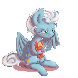 Size: 1300x1300 | Tagged: safe, artist:alasou, derpibooru import, big macintosh, fleetfoot, earth pony, pegasus, pony, blushing, cute, female, fleetmac, hug, lidded eyes, male, mare, messy mane, plushie, shipping, simple background, sitting, sleepy, smiling, solo, stallion, straight, transparent background, waking up, wing hands