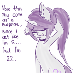 Size: 1280x1276 | Tagged: safe, artist:wickedsilly, oc, oc only, oc:wicked silly, pony, unicorn, solo