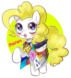 Size: 891x977 | Tagged: safe, artist:maren, derpibooru import, surprise, fanfic:cupcakes, cutie mark dress, pixiv, solo