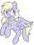 Size: 417x555 | Tagged: safe, artist:lulubell, derpibooru import, derpy hooves, pegasus, pony, female, mare, medal, simple background, solo, transparent background, underp