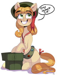 Size: 2307x3000 | Tagged: safe, artist:mili-kat, tag-a-long, filly guides, freckles, solo, thin mint