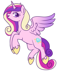 Size: 400x495 | Tagged: safe, artist:lulubell, derpibooru import, princess cadance, alicorn, pony, simple background, solo, transparent background