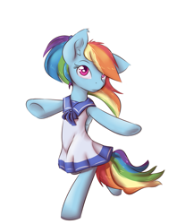 Size: 655x825 | Tagged: safe, artist:alasou, derpibooru import, rainbow dash, pegasus, pony, rainbow dash always dresses in style, solo