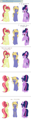 Size: 1332x5202 | Tagged: safe, artist:nihithebrony, oc, oc only, oc:cherry, oc:myrtle, oc:summer, not twilight sparkle, tulpa