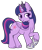 Size: 387x464 | Tagged: safe, artist:lulubell, derpibooru import, twilight sparkle, twilight sparkle (alicorn), alicorn, pony, alternate hairstyle, simple background, solo, transparent background