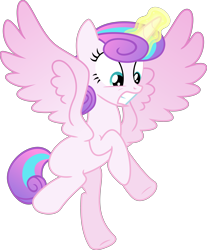 Size: 4912x5929 | Tagged: safe, artist:kimberlythehedgie, princess flurry heart, the crystalling, absurd resolution, glowing horn, magic, older, older flurry heart, simple background, solo, transparent background, vector