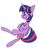 Size: 750x1000 | Tagged: safe, artist:midioker, derpibooru import, twilight sparkle, twilight sparkle (alicorn), alicorn, pony, cute, eye clipping through hair, female, mare, simple background, solo, twiabetes, white background