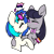 Size: 1253x1253 | Tagged: safe, artist:icey-wicey-1517, artist:onionpwder, derpibooru import, dj pon-3, octavia melody, vinyl scratch, earth pony, pony, unicorn, blushing, boop, bowtie, cute, eyes closed, female, genderfluid, genderfluid pride flag, glasses, glowing horn, headcanon, hoof hold, horn, hug, lesbian, lesbian pride flag, lgbt headcanon, noseboop, one eye closed, pride, pride flag, raised hoof, scratchtavia, sexuality headcanon, shipping, simple background, tavibetes, transparent background, vinyl's glasses, vinylbetes, wink