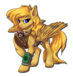 Size: 879x910 | Tagged: safe, artist:gonedreamer, oc, oc only, oc:professoranna, oc:zeus, pegasus, pony, fallout equestria, baby, baby pony, badass, cute, female, foal, gun, mother, mother and child, mother and son, newborn, parent and child, pipbuck, pistol