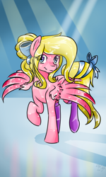 Size: 768x1280 | Tagged: safe, artist:whiteliar, oc, oc only, oc:bay breeze, crystallized, solo