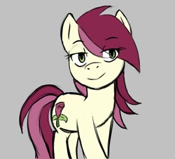 Size: 1007x918 | Tagged: safe, artist:kdd, derpibooru import, roseluck, earth pony, pony, colored sketch, female, solo