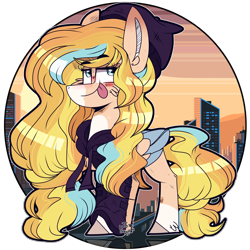 Size: 3000x3000 | Tagged: safe, artist:jxst-starly, derpibooru import, oc, oc only, oc:sundance, pegasus, pony, birthday gift, city, digital art, female, simple background, solo, sunrise, transparent background