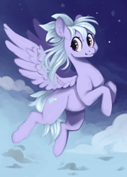 Size: 1750x2450 | Tagged: safe, artist:slimeprnicess, derpibooru import, cloudchaser, pegasus, pony, /mlp/, 4chan, cute, drawthread, female, flying, mare, solo