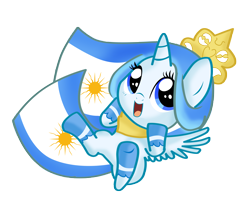 Size: 5305x4248 | Tagged: safe, artist:pridark, oc, oc only, oc:princess argenta, alicorn, pony, absurd resolution, argentina, augmented tail, female, filly, nation ponies, ponified, simple background, transparent background