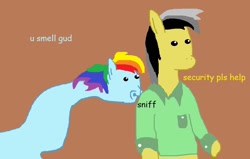 Size: 1065x677 | Tagged: safe, daring do, rainbow dash, pegasus, pony, 1000 hours in ms paint, ms paint, not salmon, op is on drugs, stalking, wat, wtf