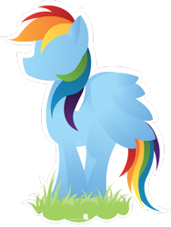 Size: 2125x2823 | Tagged: safe, artist:simonk0, derpibooru import, rainbow dash, pegasus, pony, female, grass, mare, simple background, solo, spread wings, transparent background, wings