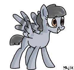 Size: 1024x958 | Tagged: safe, artist:totalpone-link, oc, oc:peep, bird pone, behaving like a bird, cute, ponified