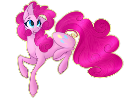 Size: 1444x1142 | Tagged: safe, artist:monteflaze26, artist:sodapopfairypony, derpibooru import, pinkie pie, pony, simple background, solo, transparent background