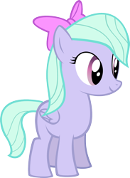 Size: 1000x1368 | Tagged: safe, artist:pegasus-drake, flitter, filly, simple background, solo, transparent background, vector, younger