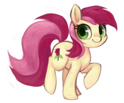 Size: 780x650 | Tagged: safe, artist:kei05, roseluck, earth pony, pony, blushing, cute, female, mare, simple background, solo