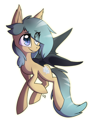 Size: 991x1309 | Tagged: safe, artist:brownie97, oc, oc only, oc:icy breeze, bat pony, pony, solo