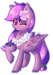 Size: 1340x1897 | Tagged: safe, artist:quarterfoil0822, oc, oc only, oc:moonlight blossom, flower, solo