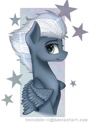 Size: 1024x1365 | Tagged: dead source, safe, artist:inviizzible, night glider, pegasus, pony, female, mare, solo