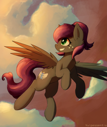 Size: 2245x2672 | Tagged: safe, artist:vulpessentia, oc, oc only, oc:toot sweet, pegasus, pony, female, freckles, solo