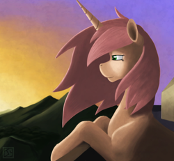 Size: 1300x1200 | Tagged: safe, artist:jykinturah, oc, oc only, oc:meadow song, oc:nictis, changeling, pony, unicorn, fanfic:without a hive, disguise, disguised changeling, fanfic art, female, mare, solo