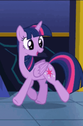 Size: 257x389 | Tagged: safe, screencap, twilight sparkle, twilight sparkle (alicorn), alicorn, pony, the cutie re-mark, animated, cropped, cute, female, friends are always there for you, mare, trotting, twiabetes