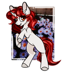 Size: 3282x3642 | Tagged: safe, artist:zira, oc, oc only, pony, unicorn, female, head, red eye, red hair, simple background, solo, white skin
