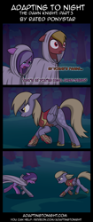 Size: 850x2020 | Tagged: safe, artist:terminuslucis, derpy hooves, pegasus, pony, undead, vampire, vampony, comic:adapting to night, comic:adapting to night: the dawn knight, comic, cult, female, mare