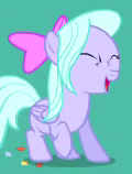 Size: 120x158 | Tagged: safe, screencap, flitter, pinkie pride, filly, solo, younger