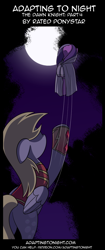 Size: 850x2020 | Tagged: safe, artist:terminuslucis, derpy hooves, pegasus, pony, undead, vampire, vampony, comic:adapting to night, comic:adapting to night: the dawn knight, comic, cult, epic derpy, female, hooves, knockout, mare, uppercut