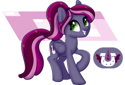 Size: 1288x875 | Tagged: safe, artist:ctb-36, oc, oc only, oc:spotlight splash, pegasus, pony, equestria daily, equestria daily mascots, freckles, looking at you, mascot, smiling, tail wrap, wrong eye color