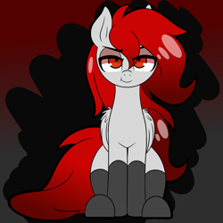 Size: 5080x5080 | Tagged: safe, artist:niggerdrawfag, oc, oc:ketsueki shēdo, pony, commission, solo