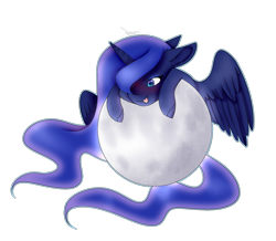 Size: 1635x1428 | Tagged: safe, artist:dawndream2003, derpibooru import, princess luna, alicorn, pony, moon, simple background, solo, tangible heavenly object, tongue out, transparent background