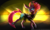 Size: 2000x1200 | Tagged: safe, artist:snowleopard-draws, derpibooru import, tempest shadow, my little pony: the movie, broken horn, evil grin, eye scar, grin, horn, scar, signature, smiling, smirk, solo