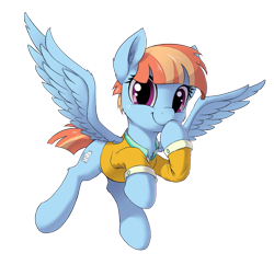 Size: 1272x1231 | Tagged: safe, artist:draconidsmxz, windy whistles, pegasus, pony, parental glideance, clothes, cute, female, looking at you, mare, simple background, smiling, solo, transparent background, windybetes