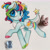 Size: 2592x2592 | Tagged: artist needed, safe, derpibooru import, oc, oc only, oc:plushie (rigbythememe), earth pony, pony, colored hooves, colorful, female, hoof polish, simple background, solo, traditional art, white background