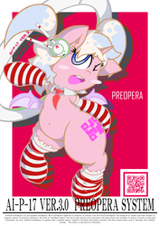 Size: 4961x7016 | Tagged: safe, artist:patoriotto, oc, oc only, oc:preopera, absurd resolution, clothes, headphones, socks, solo, striped socks