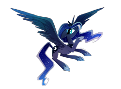 Size: 1200x890 | Tagged: safe, artist:skyeypony, derpibooru import, princess luna, alicorn, pony, simple background, solo, transparent background