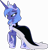 Size: 5545x5751 | Tagged: safe, artist:tales-fables, derpibooru import, princess luna, alicorn, pony, absurd resolution, base used, cloak, clothes, crown, female, jewelry, mare, regalia, s1 luna, simple background, solo, story included, transparent background, vector